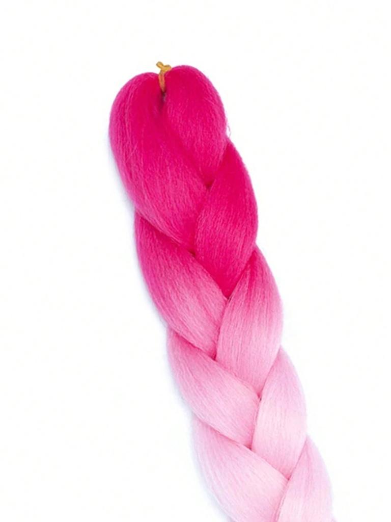 Synthetic Hairpieces 32 Inch Ombre Color Synthetic Hair Braids Pre Stretched Jumbo Braiding Hair Extensions for Daily DIY Use