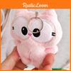 Garfield Plush Pink Keychain Stuffed Animal Doll Pendant For Kids Decoration