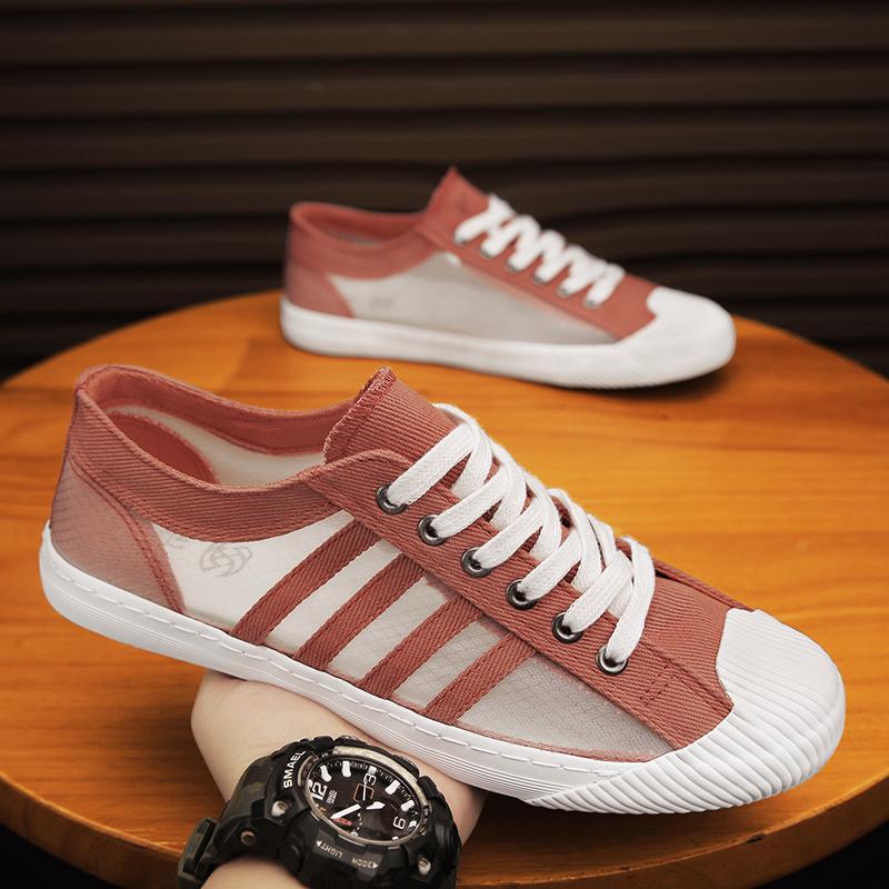 Men Sneakers Casual Shoes Skateboarding Men Flat Brand Fashion Canvas Shoes Breathable Non-slip Driving Tennis Sports Shoes