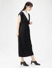 [NATURAL BEAUTY BASIC] Casual Dress with Waist Tuck Jumper Skirt, Women's, Black, Size M
