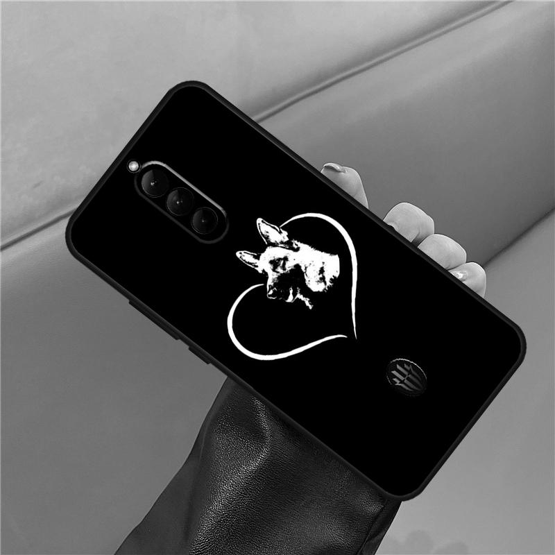 Мультяшный Чехол с Немецкой Овчаркой Для ZTE Nubia Red Magic 6S 7S 8S 9S 10S Pro Для RedMagic 10 Air 8 9 10 11 Pro Plus Чехол
