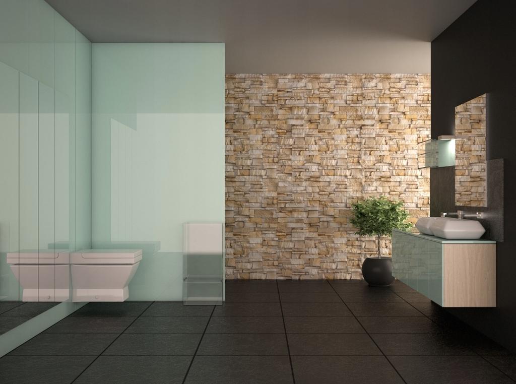 Płytka dekoracyjna gipsowa ścienna 20-34x9,3cm 0,51m2 Beżowa imitacja kamienia