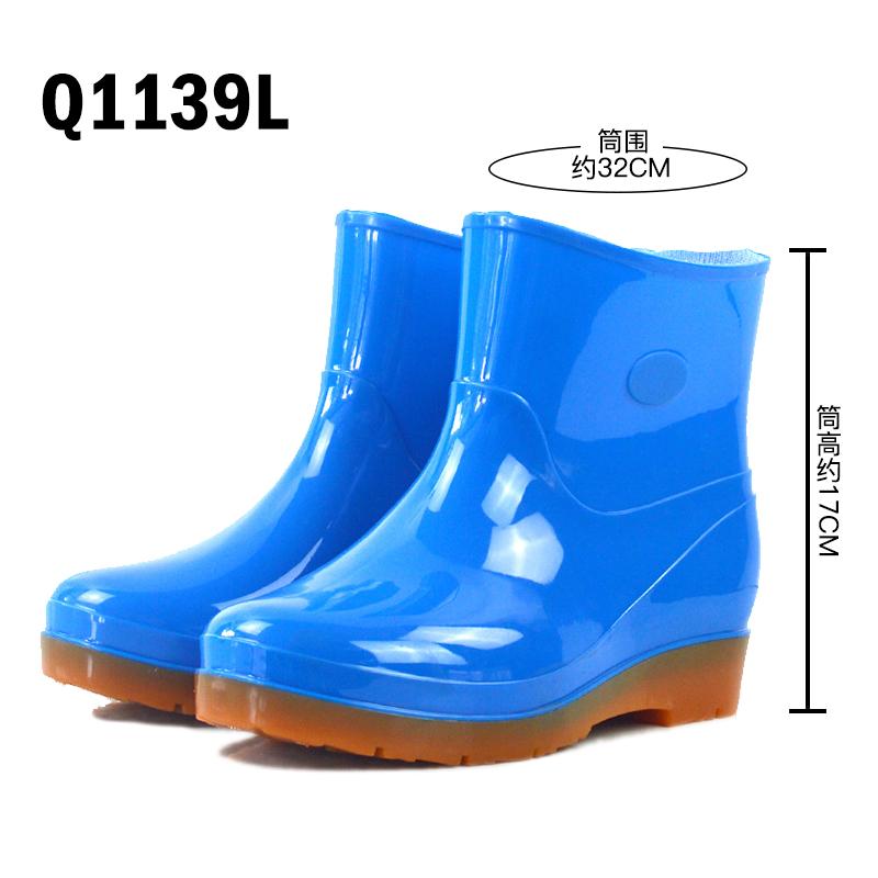 Сапоги из ПВХ для дождя Водонепроницаемая обувь для защиты от воды Резиновые сапоги для дождя Зимняя теплая обувь Резиновые сапоги
