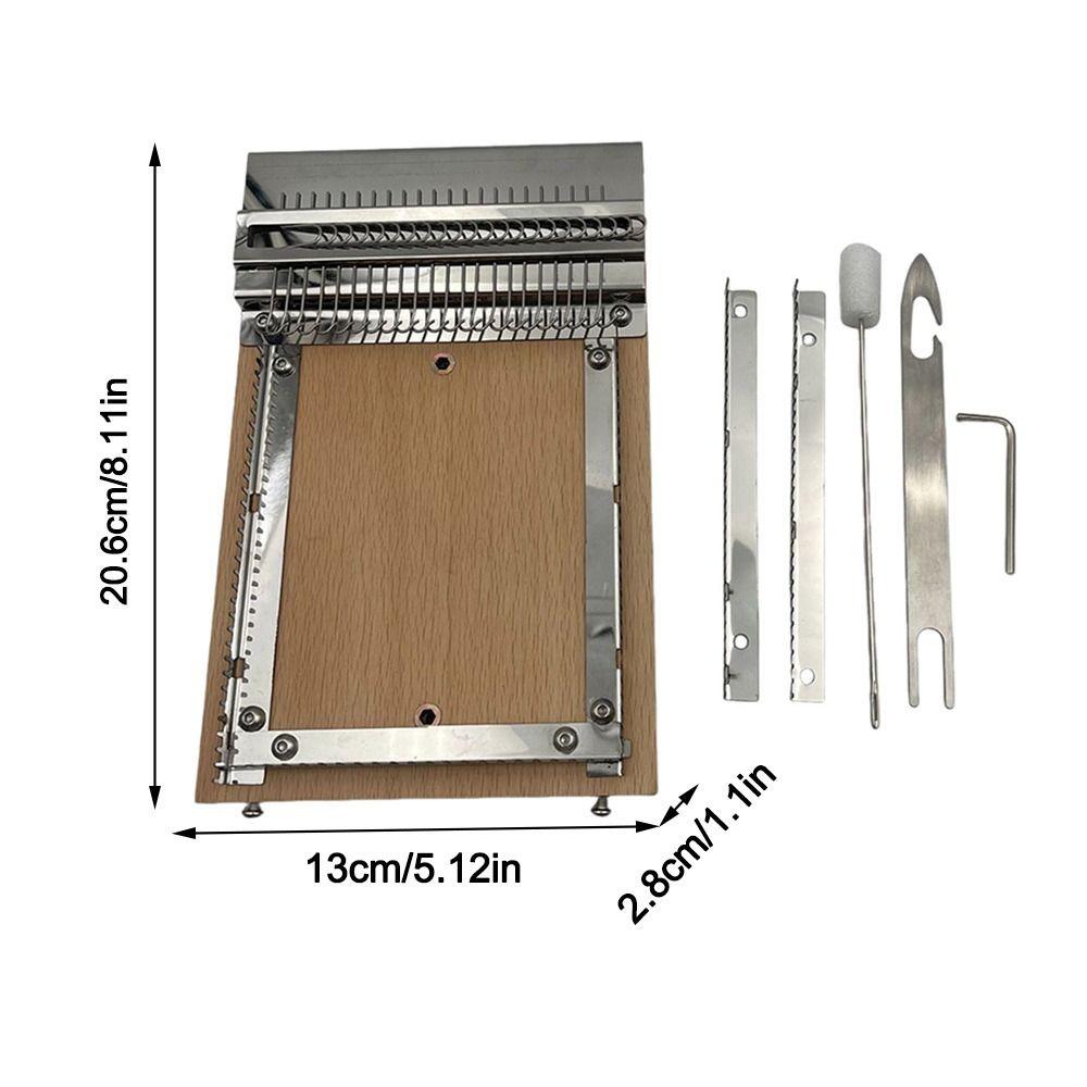 Creative Lightning Knitting Machine DIY Handmade Tapestry Knitting Machine Weaving Loom Kit Knitting Tools