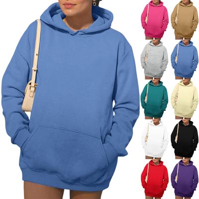 Женские толстовки, осенняя мода, свитшоты, повседневный свитшот с длинным рукавом и свободного кроя, осенняя толстовка