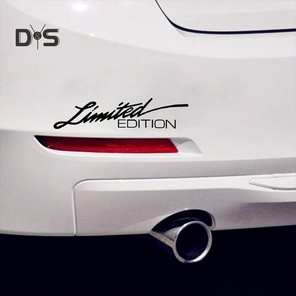 DYS Auto Shop Limited Edition Съемный автомобильный бампер с надписью Наклейки на кузов автомобиля Украшение