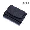 RFID Blocking Leather Wallet Credit ID Card Holder Purse Money Case Coin Pocket for Men Women 2023 Fashion Bag