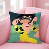 Classic Anime The DDaltons Cushion Cover Pillowcase Short Plush Invisible zipper Room Sofa Cushion Cover