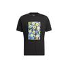 Футболка Neo Breathable Graphic Print Round Neck Short Sleeve T Shirt Men Tops Black HS8862