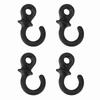 4Pcs   Rubber Compound Bow String Stabilizer Vibration Damper  (Black)