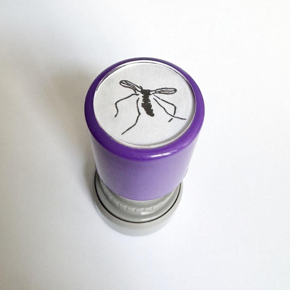 Novelty Self-ink Stamps Assorted Stamps Funny Prank Stamp Mosquito Stamps  Handbook Decoration