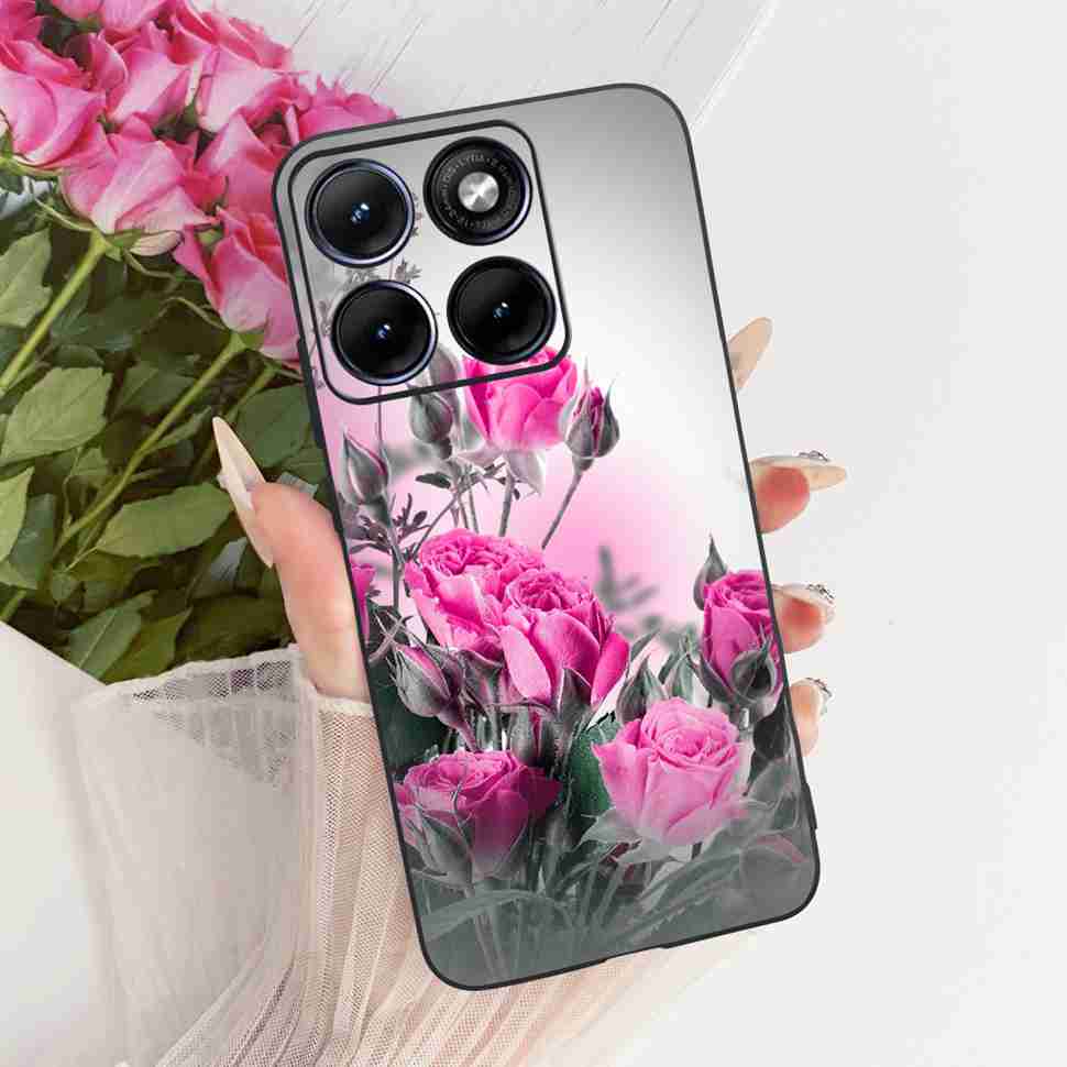 Чехол для Motorola Edge 70 Fusion 5G Мультяшный Кот Панда ТПУ Черный Чехол для XT2605-1 XT2605-2 XT2605-4 Мягкий Силиконовый Чехол для Телефона