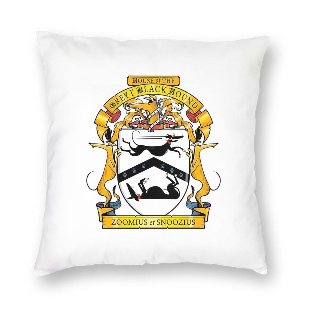 Greyhound Semaphore Whippet Sighthound Dog Square Pillowcase Pillow Cover Cushion Throw Pillow for Home Sofa Living Room