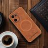 Для OnePlus 15 премиальный кожаный магнитный чехол для телефона с защитой всей камеры, устойчивый к царапинам и отпечаткам пальцев