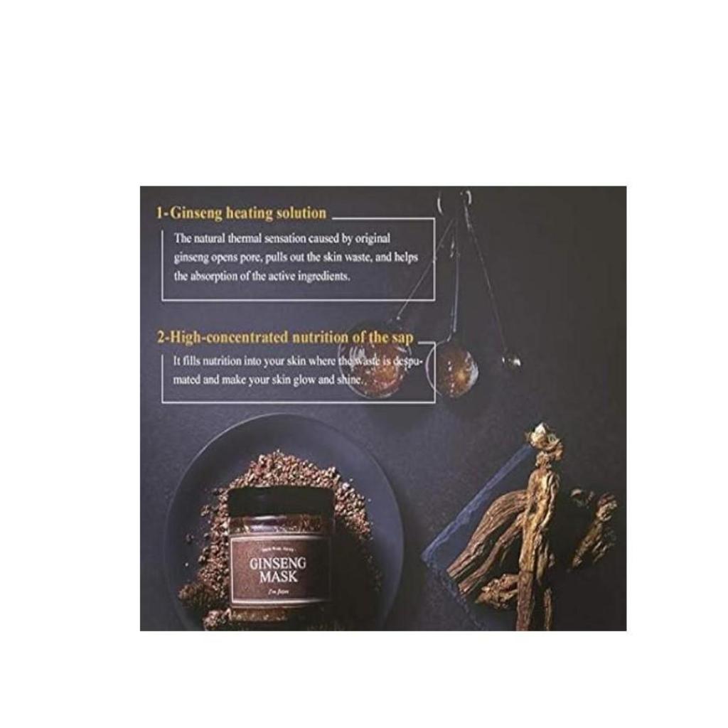 I’m from Ginseng Mask, детокс, эластичность, предотвращение появления морщин, 3,97% экстракт женьшеня, 120 г, 4,23 унции