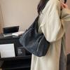 Leather Handbag Women's Tote Bag Shoulder Crossbody Bag Double Zipper Large Bag