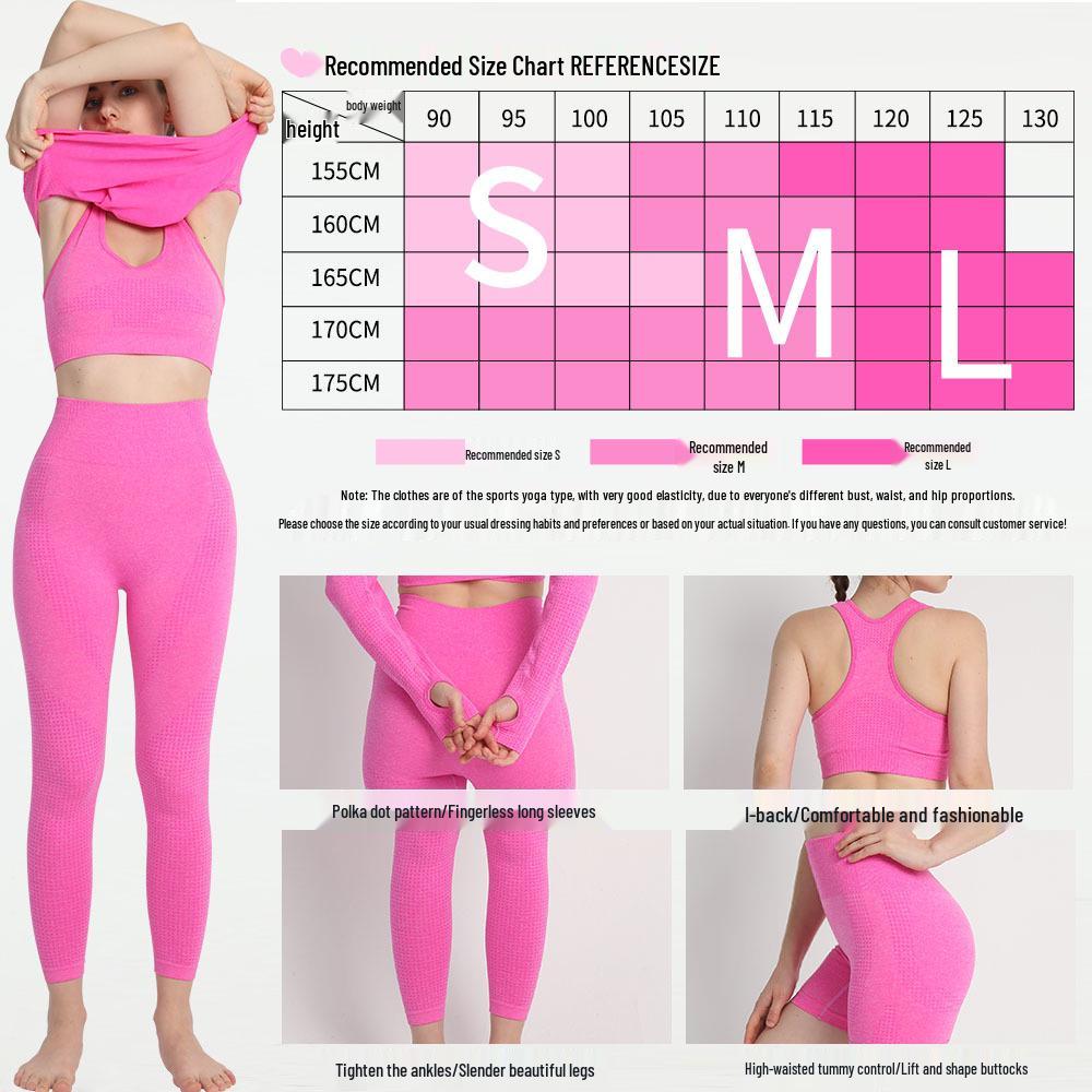 Женский бесшовный костюм для йоги с коротким рукавом - Влагоотводящая, быстросохнущая фитнес-футболка