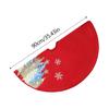 1Pcs Cartoon Christmas Tree Skirt Crafts Tree Surround Base Set Merry Christmas Decoration for Home Xmas Ornaments Navidad 2025
