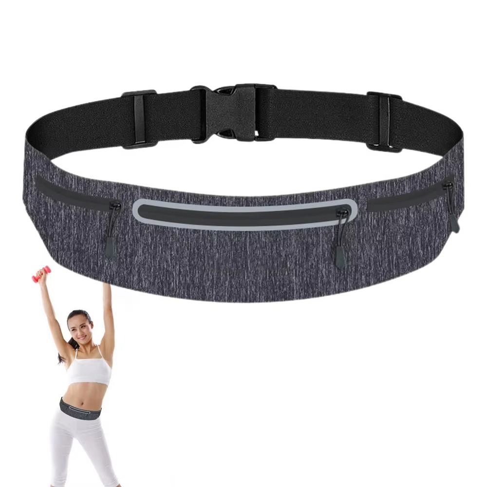 Adjustable Sports Fanny Pack Reflective Strip Outdoor Sport Phone Pouch Unisex