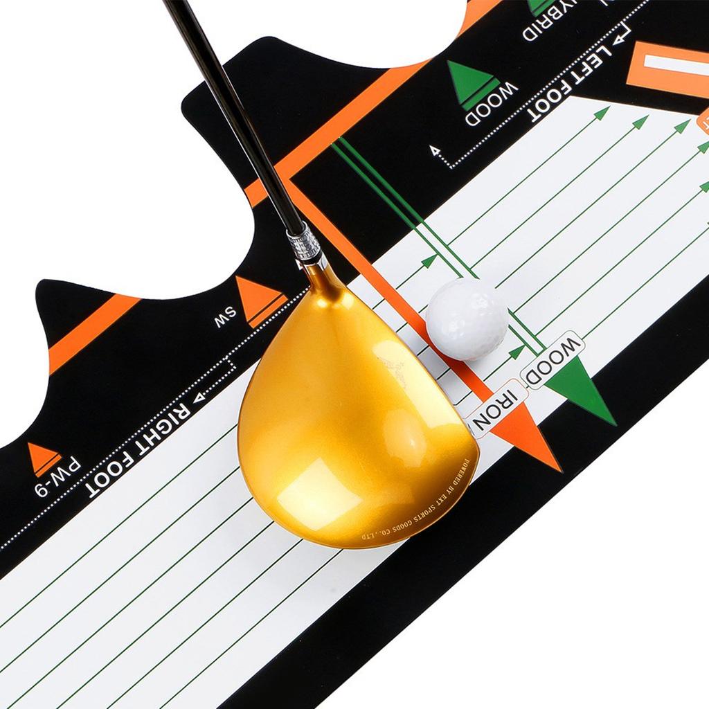 Коврик для тренировки замаха в гольфе для начинающих Тренировочный коврик для гольфа Помощь в формировании осанки Подставка для гольфа для начинающих Выносливость