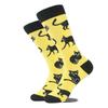 1 Pair Animal Funny Socks Men Divertidos Aliens Dinosaur Pug Panda Flamingo Cactus Sokken Unisex Novelty Skateboard Crazy Meias