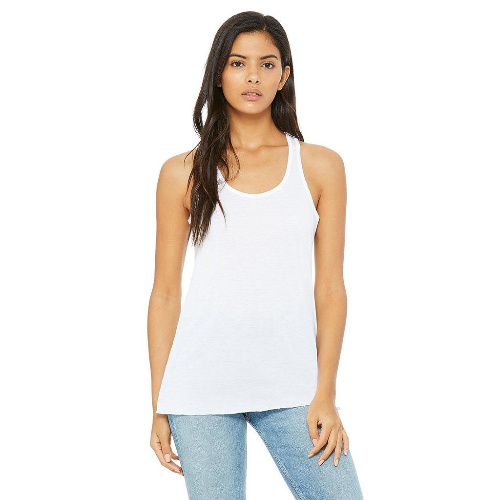 Bella Ladies/Womens Flowy Racerback Tank Top