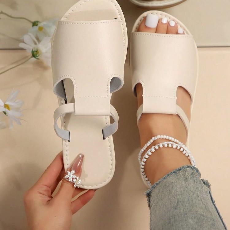 Женские сандалии на плоской подошве с плетеным носком, удобная и повседневная летняя пляжная обувь, доступны большие размеры