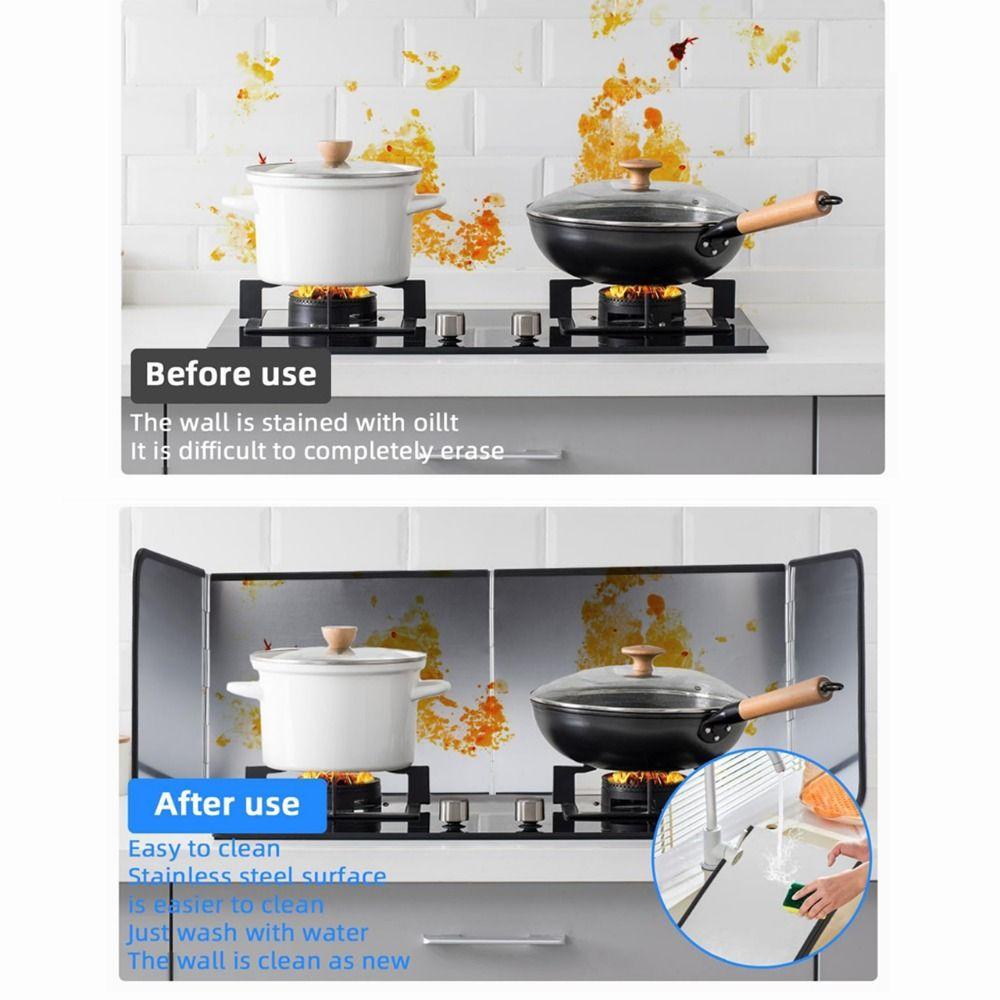 Aluminum Foil Grease Splatter Screen Oil Spill-proof Heat Shield Anti Splatter Shield Baking