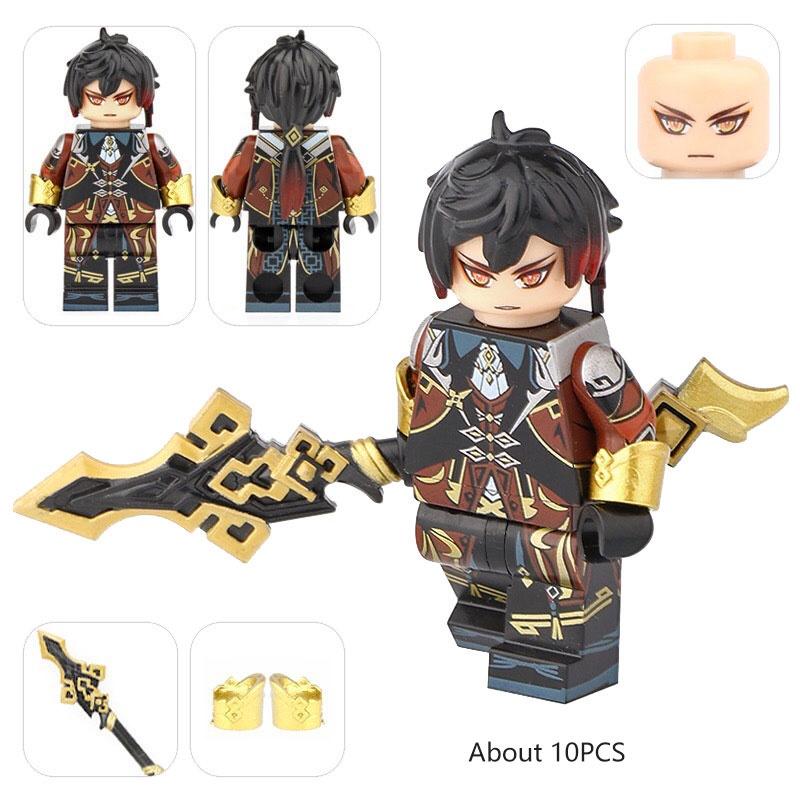 Оригинальная фигурка Genshin Impact, игрушка-конструктор для детей