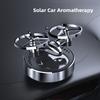 Вертолет на солнечной энергии с вращением, Солнечный аромадиффузор для автомобиля, Сплав, Аромат, Автоматический ароматизатор