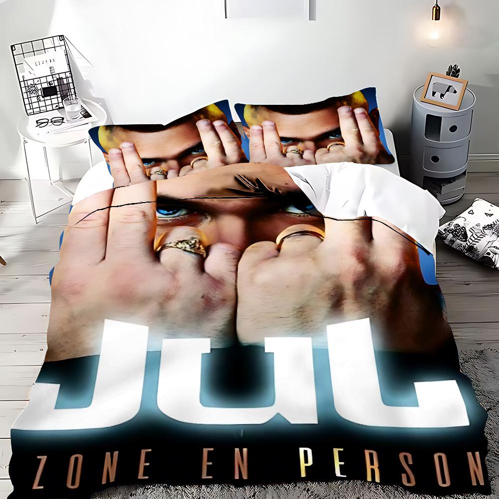 Рэпер JuL Это Не Lol Пододеяльник Постельное Белье Комплект Взрослые Люди Мальчик Девочка Спальня Украшение Дети Односпальный Двуспальный Большого Размера Размеры