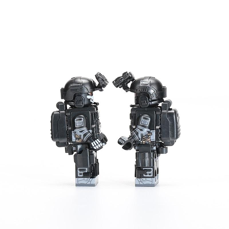 5 шт., маска призрака, солдаты спецназа, оружие, строительные блоки, комплект, наборы кирпичей, классическая модель, детские игрушки