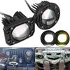 For Jeep Car Truck Off Road 4x4 12V 24V 6000K White 3500K Yellow Super Bright Flush Mount Driving Work Lamp 8D Lens LED Work Light Fog Lights