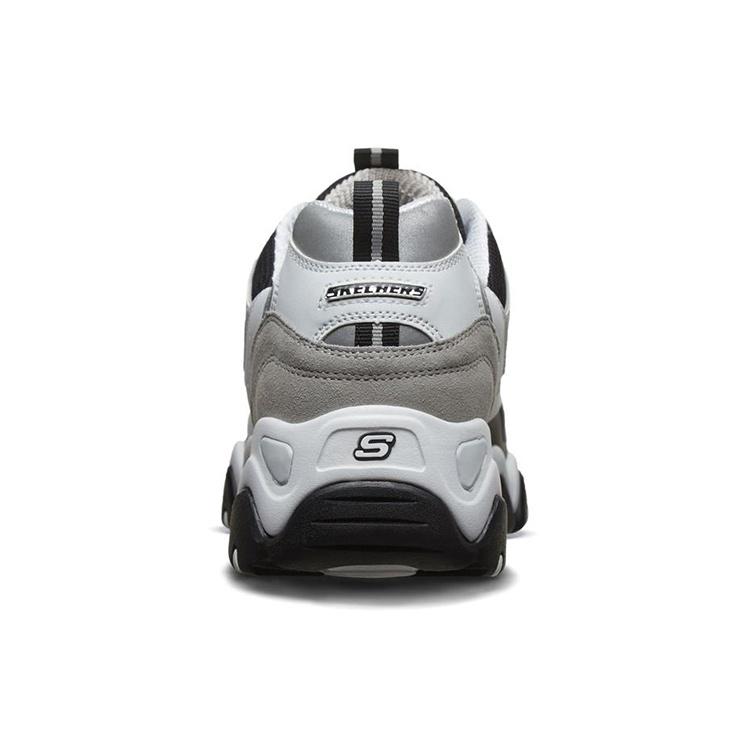 Skechers Dlites 2.0 'White Black Gray' Men's 666106-WLGY