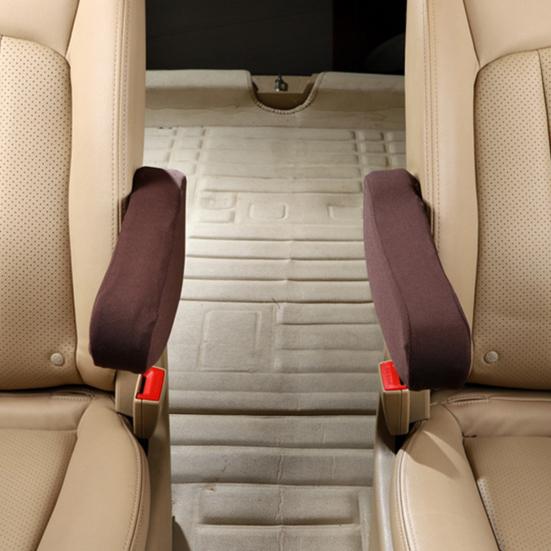 1 пара чехлов на автомобильный подлокотник, простая установка, мягкая прочная ткань, грязеотталкивающая, легко чистящаяся, универсальная защита ручки подлокотника для фургона и автобуса