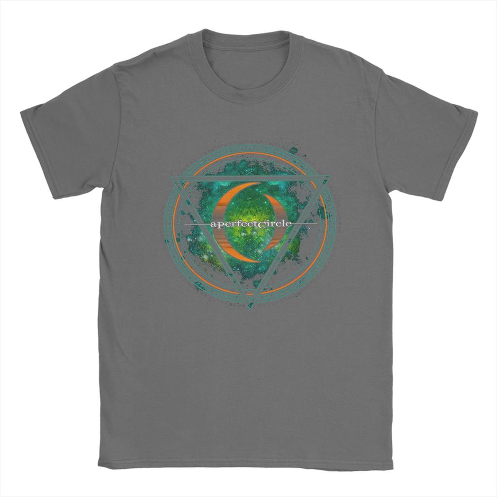 Unisexs TShirt A Perfect Circle Sigil Green Leisure Pure Cotton Tee Shirt Short Sleeve T Shirt Round Collar Clothing New Arrival