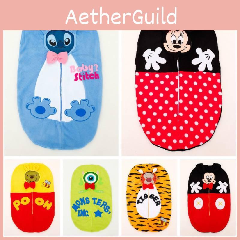 Дональд И Мышь Утка Тигра Пух Детский Зимний Спальный Мешок Съемный