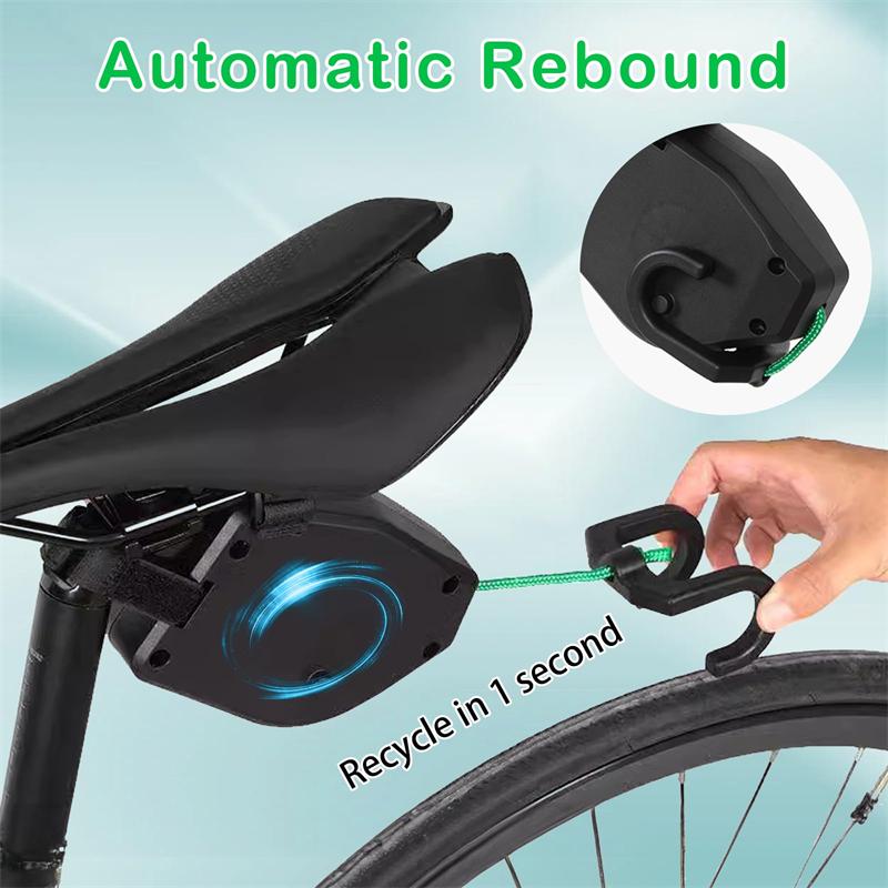 Upgraded Bicycle Tow Rope for Children with Stronger Hook - Easy Install, Kids Tow Behind Bike System, Retractable Tow Strap