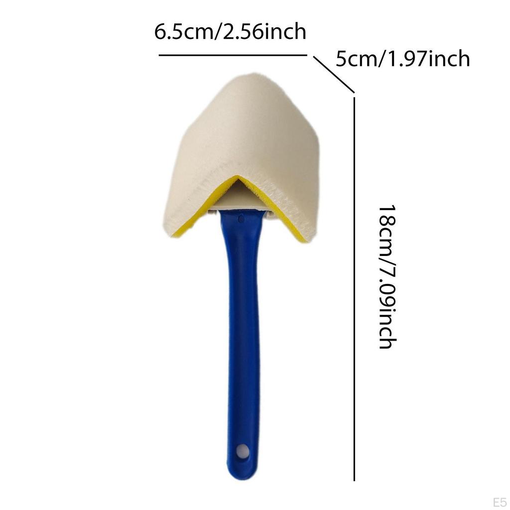 1-дюймовая нейлоновая угловая кисть для покраски для ремонта и DIY. Многоцелевая губка-подушечка