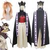 Stylish Demon Slayer Kimetsu No Yaiba Upper Moon Two Douma Kimono Suit For Halloween And Parties