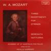 Виниловая пластинка WOLFGANG AMADEUS MOZART THE ACADE Три дивертисмента для струнных Se ZRG554 Argo UK Классическая Б/у