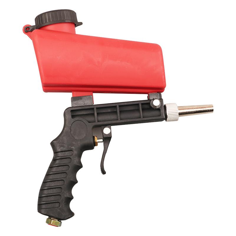 ALLSOME Sandblasting Gun 90 Psi  Adjustable Portable Sand Blaster Paint Spray Machine Gravity Pneumatic Blasting Gun Set