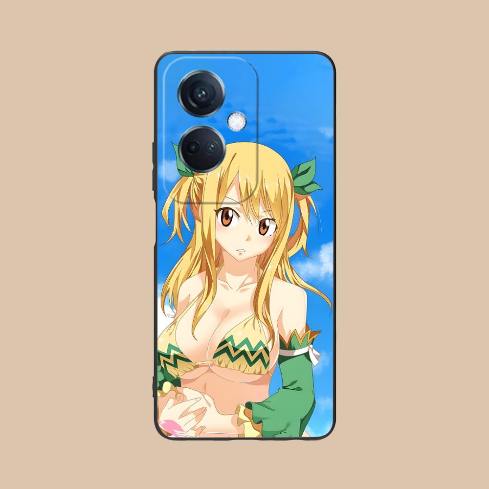 Чехол для мобильного телефона Fairy Tail Люси для OPPO Reno 14 13 12 11 10 9 8 7 6 5 F T Pro 5G Цветной Печатный Чехол Смартфона Роскошный