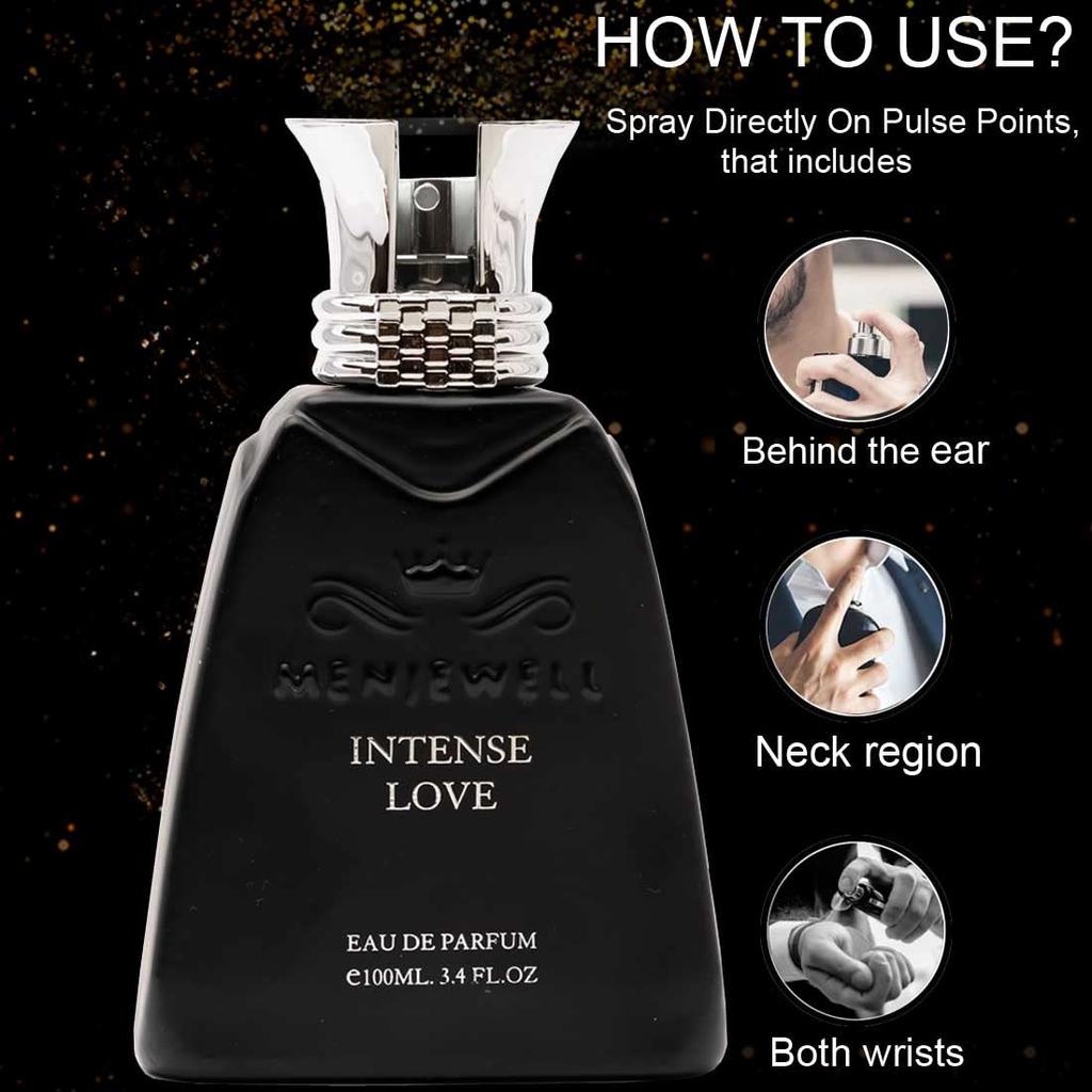 INTENSE LOVE Perfume For Men| Premium Luxury Long Lasting Fragrance Spray Eau De Parfum - 100 Ml (For Men)