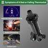X Autohaux Engine Coolant Thermostat Housing Assembly for BMW E46 E38 E39 E65 E66 320D