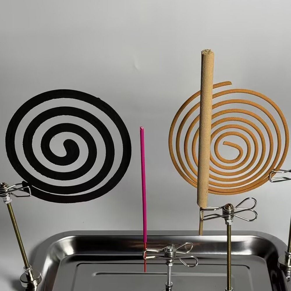 Магнитный держатель для москитной спирали Многофункциональная деревянная подставка для благовоний Домашний репеллент от комаров