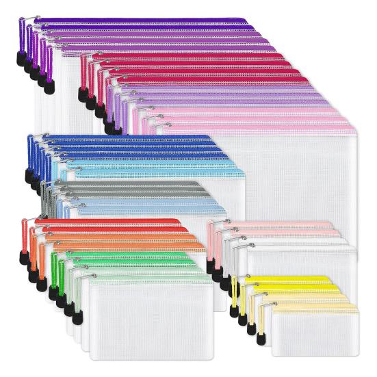 4 шт. сумка для файлов формата А4, водонепроницаемые многоцелевые карманы на молнии, портативная сумка для хранения файлов