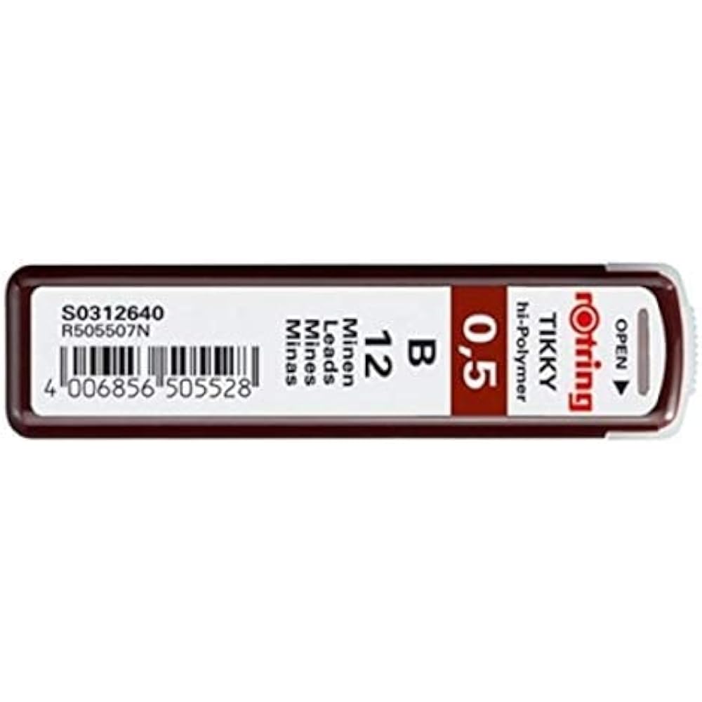 Стержни для механического карандаша Rotring 0,5 мм HB S0 312-650 [Японский оригинал]