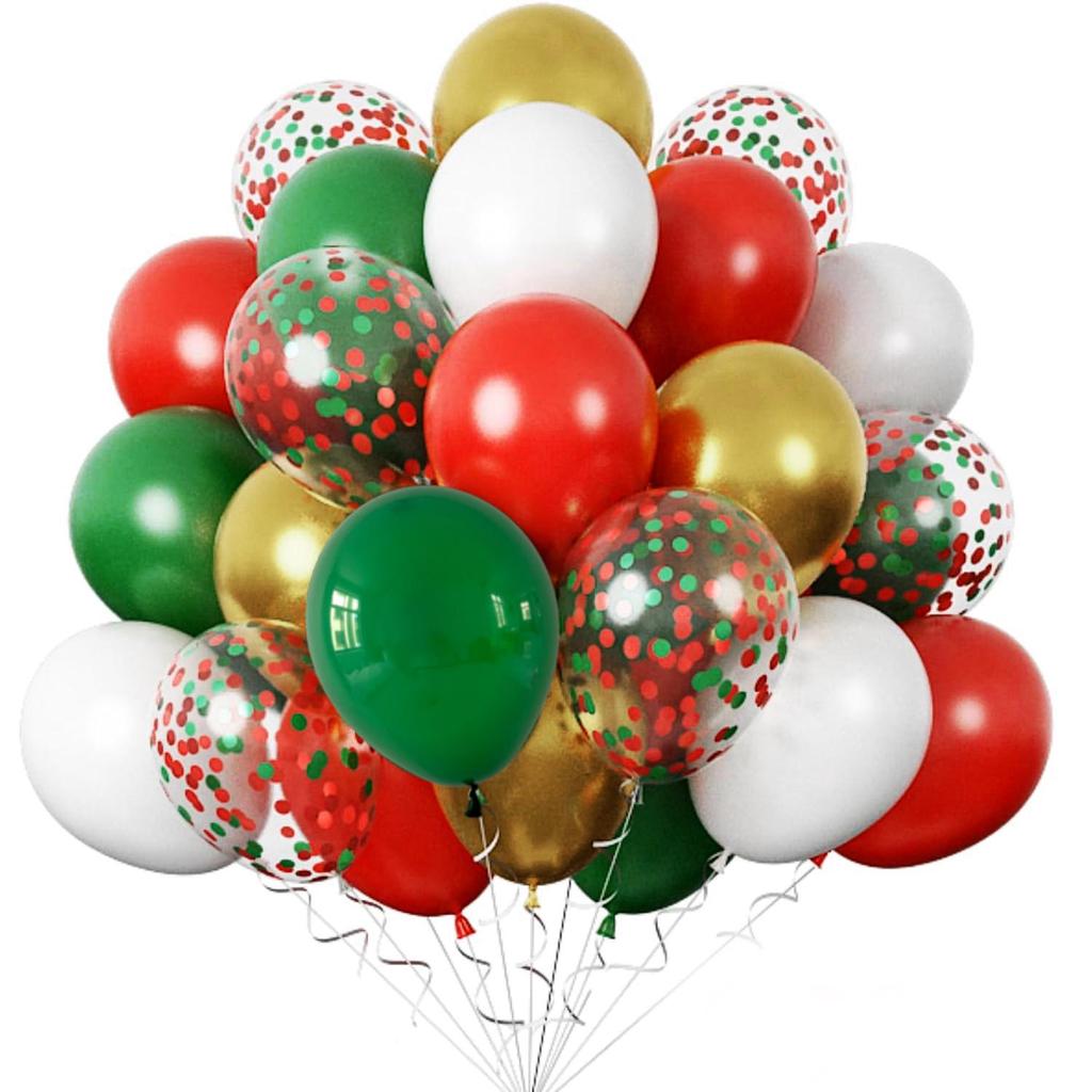 Набор из 30 шаров с конфетти из пайеток для украшения на Рождество, Хэллоуин, День рождения