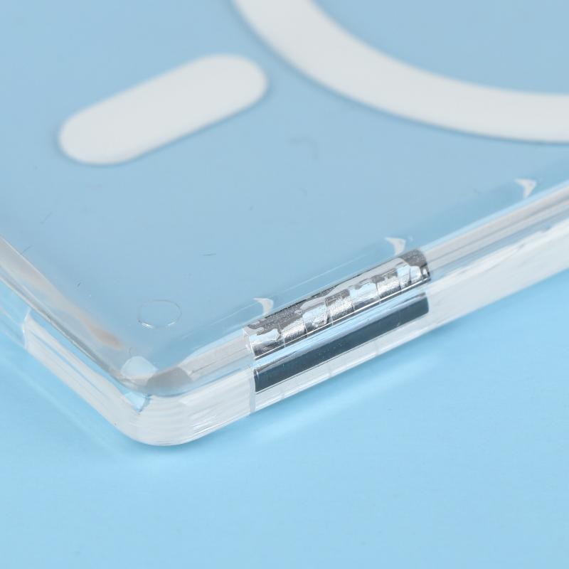 Прозрачный чехол для телефона Magsafe с магнитным держателем-подставкой, кошелек с 2 слотами для карт, двойной сильный магнит, противоударная крышка для телефона